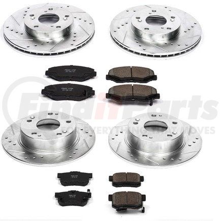 PowerStop Brakes K1047 1-CLICK BRAKE KIT