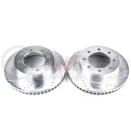 PowerStop Brakes AR8771XPR DRILLEDSLOTTED ROTOR PAIR