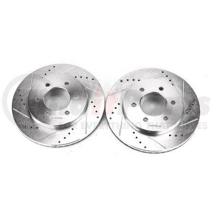 PowerStop Brakes AR8596XPR DRILLEDSLOTTED ROTOR PAIR