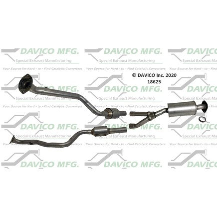 Catalytic Converter and Muffler Assembly