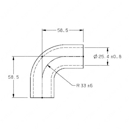 Air Brake Compressor Inlet Hose