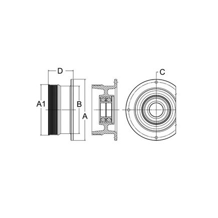 Engine Cooling Fan Clutch Pulley