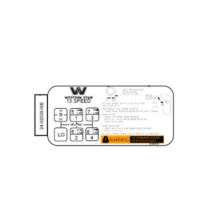 Automatic Transmission Shift Indicator Decal