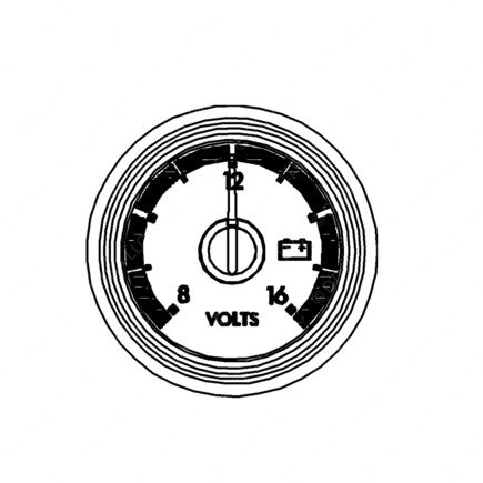 Voltmeter Gauge