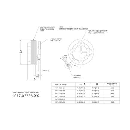 Engine Cooling Fan Clutch Pulley Bracket