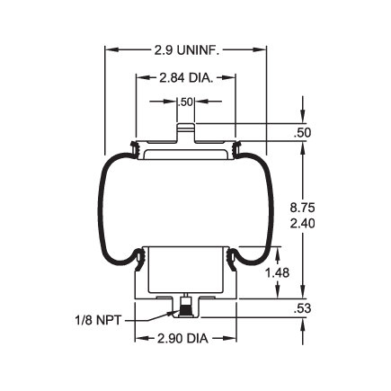 Air Suspension Bladder Sleeve