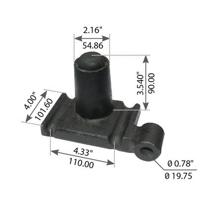 Leaf Spring Axle U-Bolt Plate