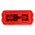 15250R3 by TRUCK-LITE - 15 Series, LED, Red Rectangular, 1 Diode, Marker Clearance Light, P3, PL-10, 12V, Bulk