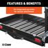 18112 by CURT MANUFACTURING, LLC. - ALUMINUM CARGO CARRIER W/RAMP