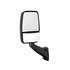 713855 by VELVAC - Model 2025 Mirror - Left Side, Black, Deluxe Mirror Head with Manually Adjustable Flat and Convex Glass, Flat Base