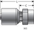 G25110-1212 by GATES CORPORATION - Couplings - MegaCrimp Couplings - Female Pipe (NPTFWithout 30° Cone Seat)