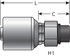 G25120-0606 by GATES CORPORATION - Couplings - MegaCrimp Couplings - Male O-Ring Boss