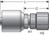 G25170-0604 by GATES CORPORATION - Couplings - MegaCrimp Couplings - Female JIC 37° Flare Swivel