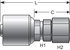 G25170-1012 by GATES CORPORATION - Couplings - MegaCrimp Couplings - Female JIC 37° Flare Swivel