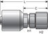 G25170-1216 by GATES CORPORATION - Couplings - MegaCrimp Couplings - Female JIC 37° Flare Swivel