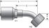 G25235-1616 by GATES CORPORATION - Couplings - MegaCrimp Couplings with TuffCoat XTreme Plating - Female Flat-Face O-Ring Swivel45° Bent Tube