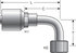 G25239-0810 by GATES CORPORATION - Couplings - MegaCrimp Couplings with TuffCoat XTreme Plating - Female Flat-Face O-Ring Swivel90° Bent Tube