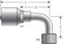 G25240-0406 by GATES CORPORATION - Couplings - MegaCrimp Couplings - Female Flat-Face O-Ring Swivel90° Bent Tube