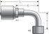 G25241-0808 by GATES CORPORATION - Couplings - MegaCrimp Couplings - Female Flat-Face O-Ring Swivel90° Bent Tube