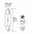 6411TB by HELLA USA - 6411TB Incan Bulb