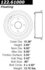 122.61000 by CENTRIC - Premium Brake Drum