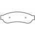 SD1067 by FEDERAL MOGUL-ABEX - Semi-MetallicDisc Brake Pad Set