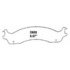 SD655 by FEDERAL MOGUL-ABEX - Semi-MetallicDisc Brake Pad Set