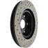 127.44202L by STOPTECH - Slotted & Drilled Rotors