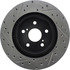 127.44202L by STOPTECH - Slotted & Drilled Rotors