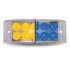 TLED-2X6AB by TRUX - LIGHT-LED 2X6 DUAL AMBER/BLUE 10 DI