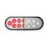 TLED-OX60R by TRUX - 6" Dual Revolution Clear Stop, Turn, Tail and Backup LED, 12 Diodes