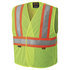 V2510860U-4/5XL by PIONEER SAFETY - Flame Resistant Hi-Viz Vest - Hi-Viz Yellow/Green, Size 4X/5X