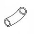 01-33180-000 by FREIGHTLINER - HOSE-AIR COMPRESSOR.INLET.90 DEG