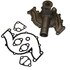 1309690 by GMB - Water Pump