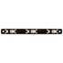 15745Y by TRUCK-LITE - 15 Series, Incandescent, Identification Bar, Rectangular, Yellow, 3 Lights, 6" Centers, Black, 12V, Kit