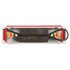 19006R by TRUCK-LITE - 19 Series, Base Mount, LED, Red Rectangular, 1 Diode, Marker Clearance Light, P2, Gray Polycarbonate Bracket Mount, Hardwired, Stripped End, 12V, Kit