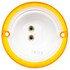 26762Y by TRUCK-LITE - 26 Series, Incandescent, Yellow Beehive, 1 Bulb, Marker Clearance Light, P2, 2 Screw, PL-10, 12V