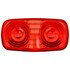 9006 by TRUCK-LITE - Replacement Lens - Signal-Stat, Oval, Red, Acrylic, for Clearance/Marker Lights (1201, 1203, 1204), Snap-Fit