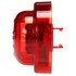 10085R by TRUCK-LITE - 10 Series LED Clearance / Marker Light - High Profile, Red Round, 8 Diode, PC, Black PVC Grommet Mount, Fit 'N Forget M/C, Female PL-10, 12V, Kit