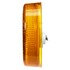 1052A by TRUCK-LITE - LED Clearance/Marker Light - Signal-Stat, 2.5", Round, Grommet Mount, 4 Diodes, PL-10, 12V, Yellow