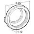 10713 by TRUCK-LITE - Grommet - 10® Series, 2.5", Open Back, Narrow Groove, PVC, Black