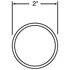 7038 by TRUCK-LITE - Signal-Stat, 2 in., Black Plastic Stick - On Convex Mirror, Round, Universal Mount