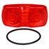 9006 by TRUCK-LITE - Replacement Lens - Signal-Stat, Oval, Red, Acrylic, for Clearance/Marker Lights (1201, 1203, 1204), Snap-Fit