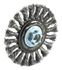 72835 by FORNEY INDUSTRIES INC. - Wire Wheel Brush, Twisted/Knotted Industrial Pro® 4-1/2" x .020" Wire with 5/8"-11 & M14 x 2.0 Arbor