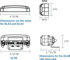 DLX3-W by STAR WARNING - Versa Star®, three LED array, Black bezel, flush or bracket mount, 10-16V