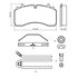 MPBD1777XT by HALDEX - Air Disc Brake Pad