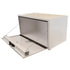 1732400 by BUYERS PRODUCTS - 18x18x24 Inch White Steel Underbody Truck Box With 3-Point Latch