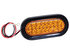 sl65ao by BUYERS PRODUCTS - 6 Inch Amber Oval Recessed Strobe Light With 24 LED