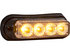 8891130 by BUYERS PRODUCTS - 5 Inch Amber LED Mini Strobe Light