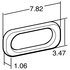 60701 by TRUCK-LITE - Grommet - 60® Series, 2"X 6", Open Back, LLV, PVC, Black